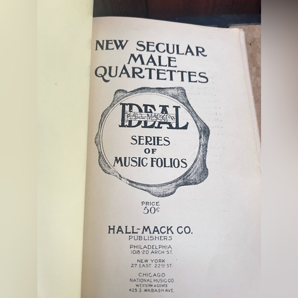 Vintage New Concert Selections Male  Quartettes  song books music sheets - Picture 6 of 8
